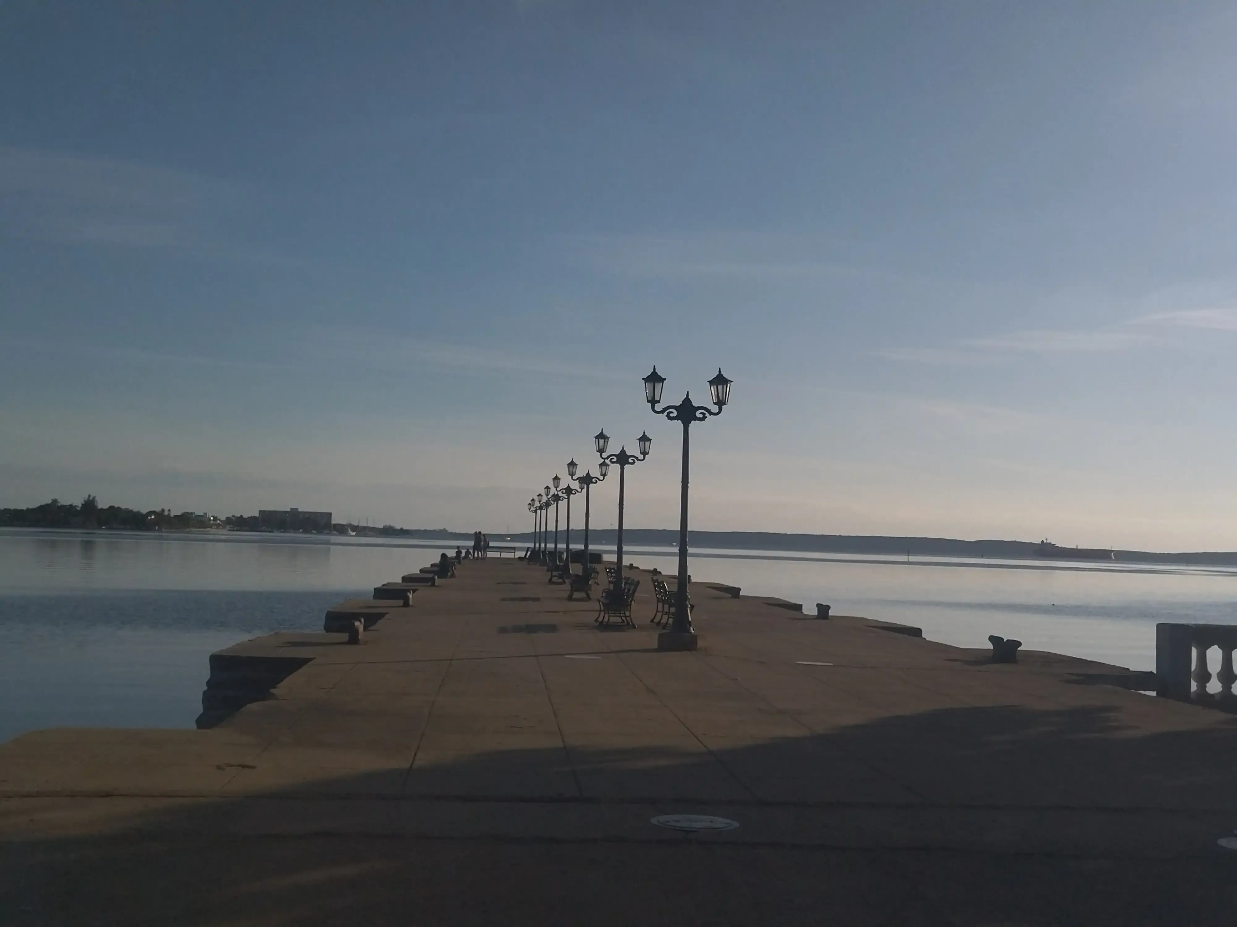 Foto del muelle de Cienfuegos